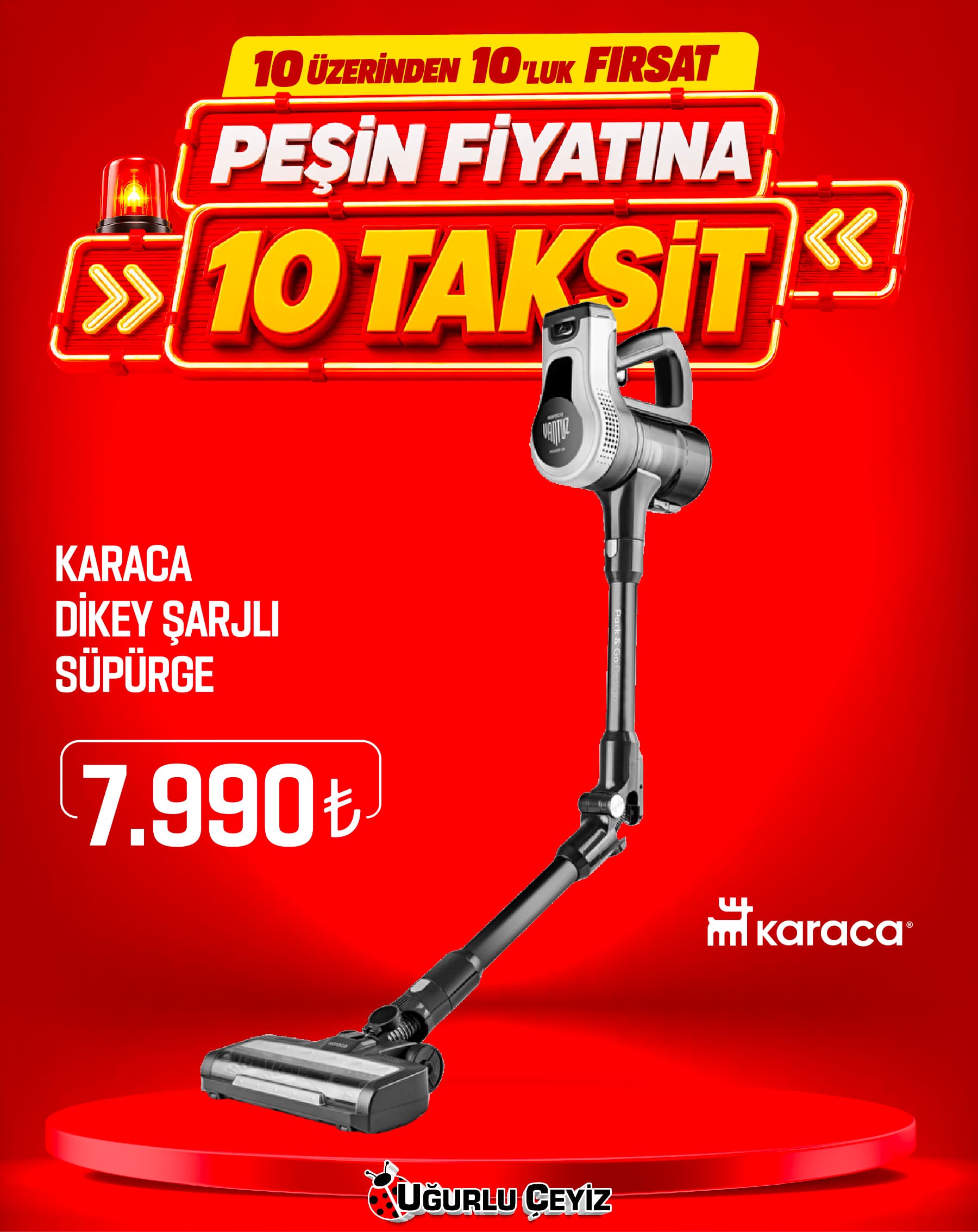 Karaca Dıkey Süpürge Power UP MAX Sage Green 8683650230403