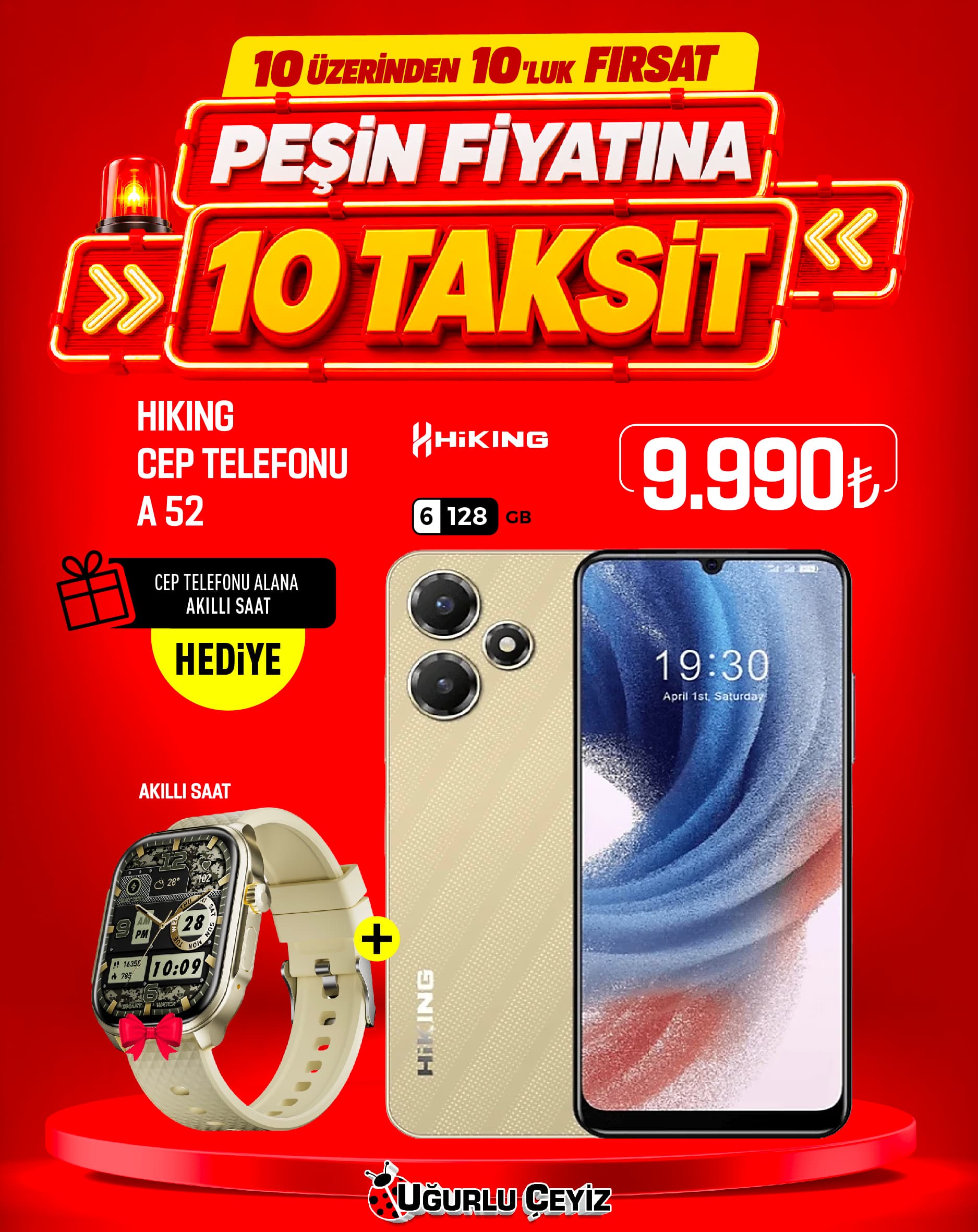 Hiking Cep Telefonu A 52 Gold 6/128