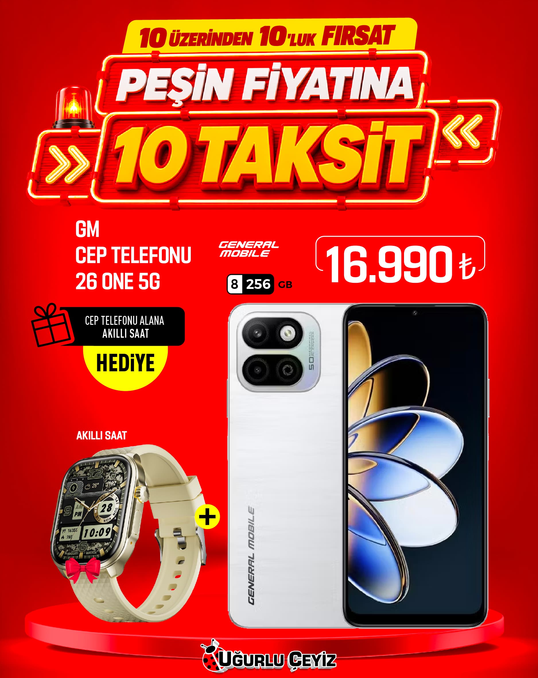 Gm CEP Telefonu 26 ONE 5G Whıte 8 256