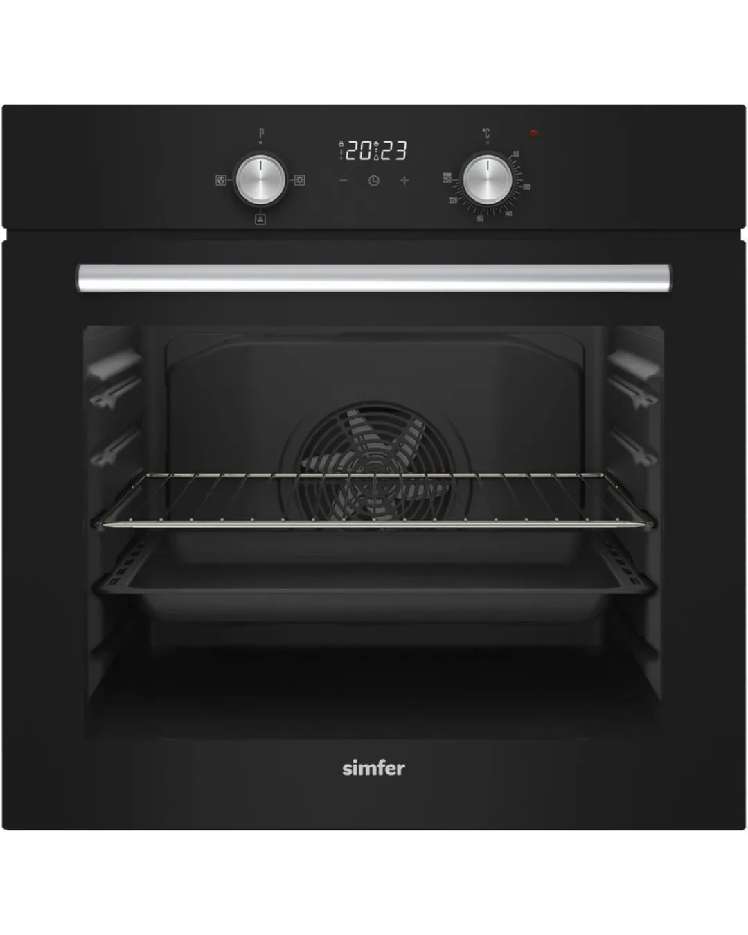 Simfer Fırın Digital Diamond Siyah 8203