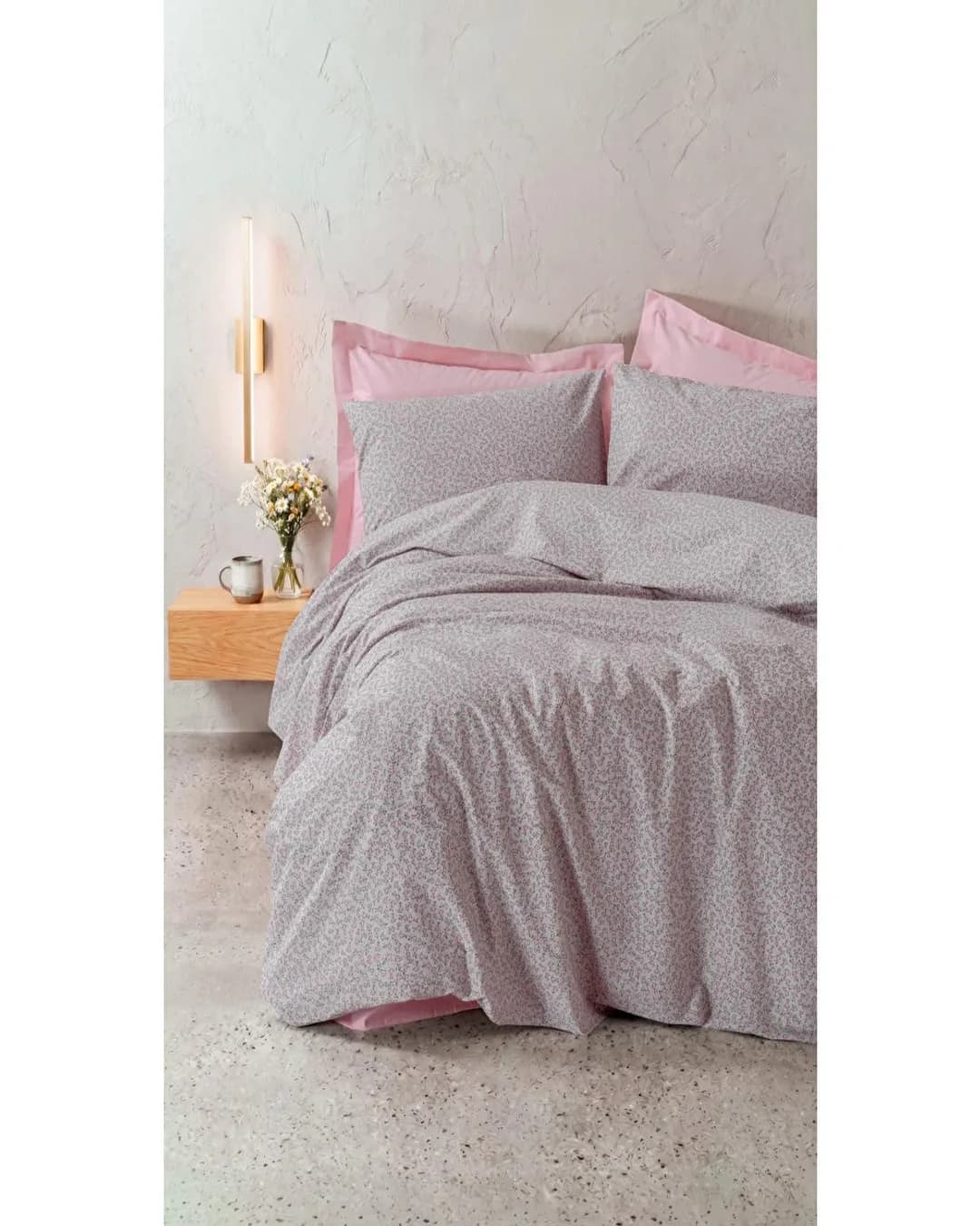 Cotton Box BOX Nevresim Takımı Tek Kişilik Petıte RNF Otıs Pembe
