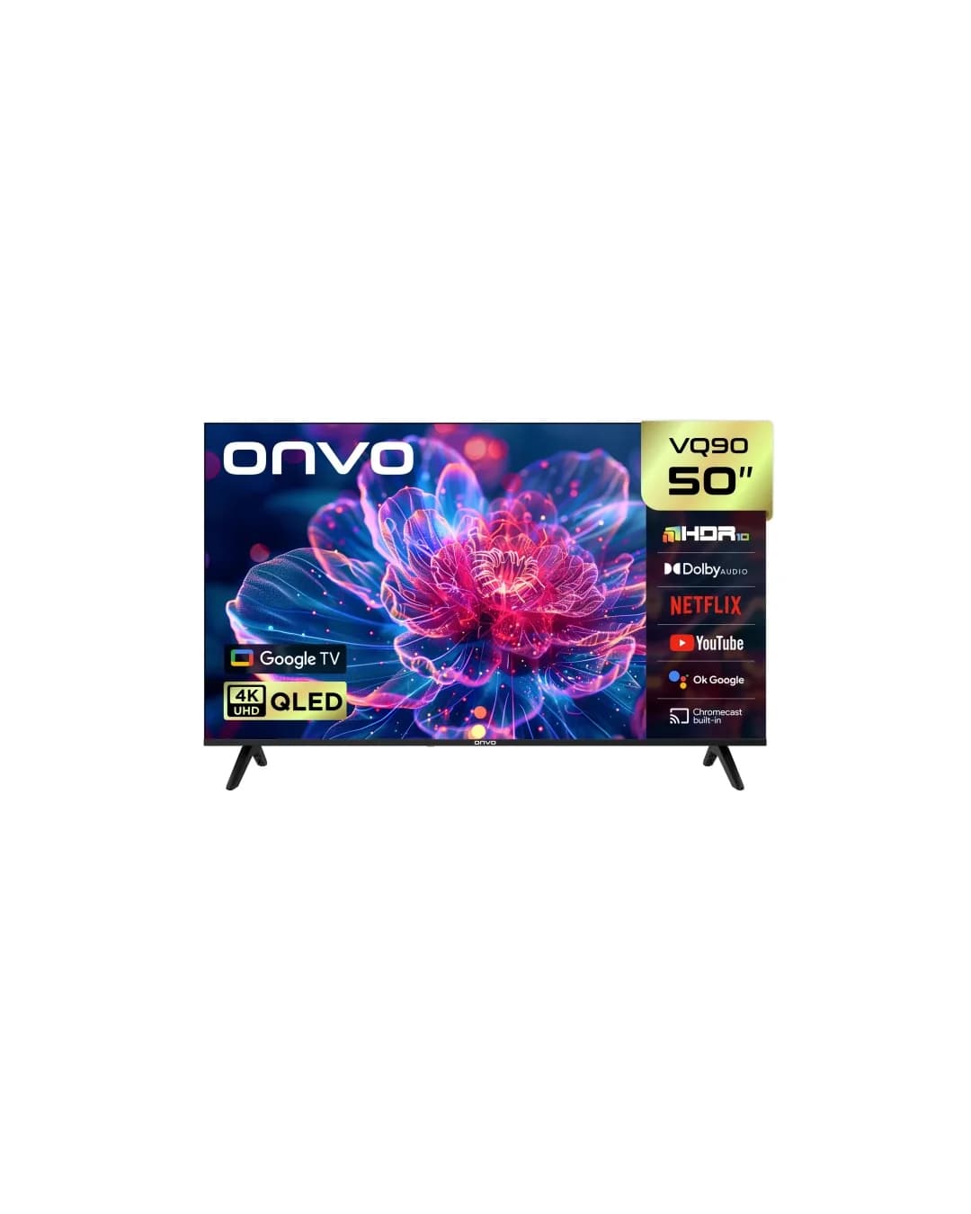 Onvo 50 İnç 127 Ekran 4K Ultra HD Smart LED TV 50VQ90F3UA Televizyon