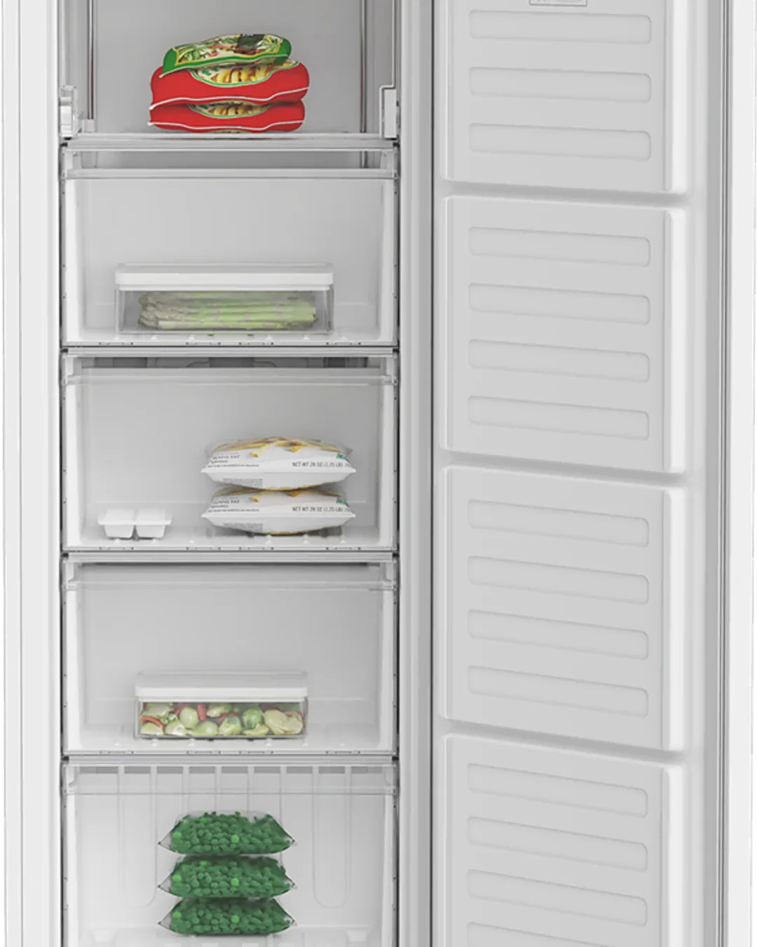 Beko Dikey Derin Dondurucu 4 Çekmeceli 5 Bölmeli 196 Litre Statik Beyaz 7053 MB - 1. görsel