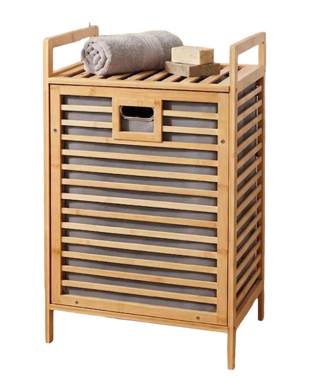 Yld Çamaşır Sepeti Çizgili Bambu Yld 002