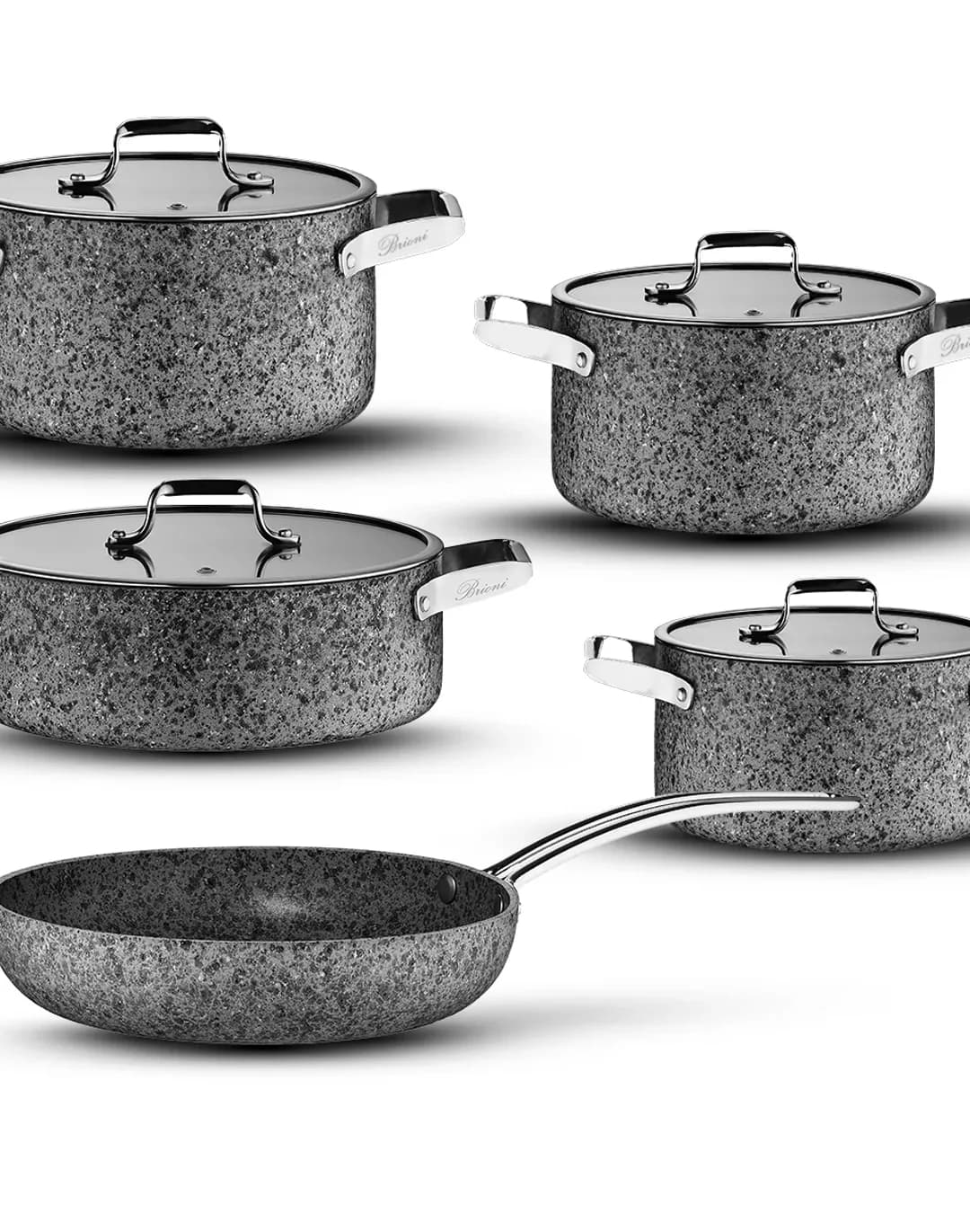 Brioni Tencere Seti 9 Parça Stone Age Terra Sht 151