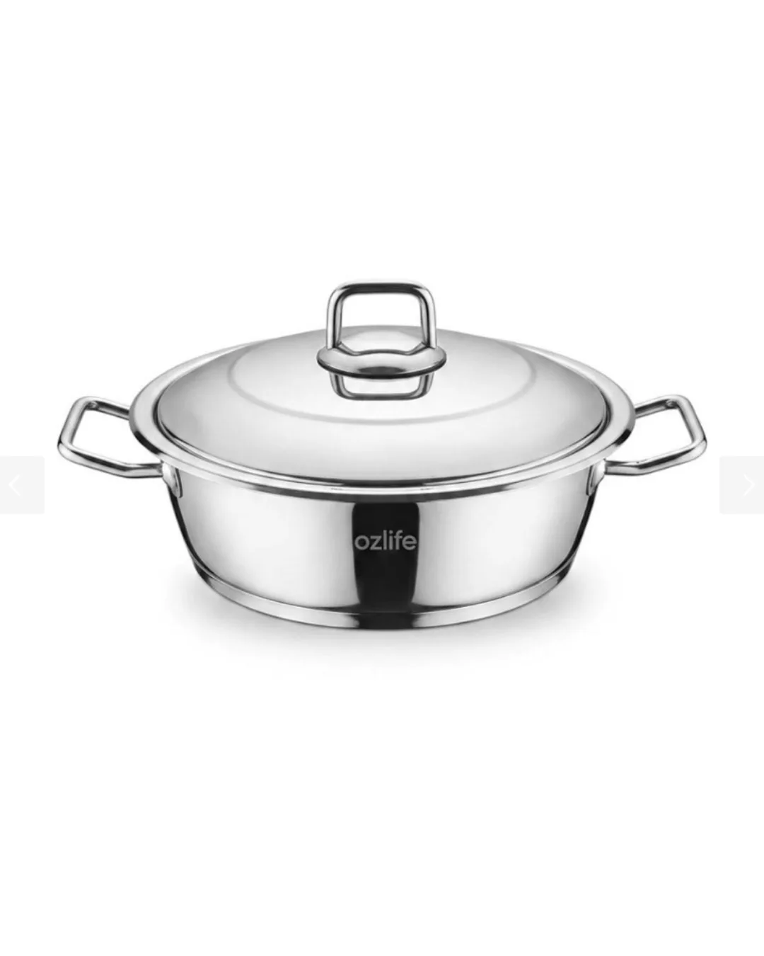 Özlife 32*22 Cm Tencere Çelik Kapak Sade Kros Tc 4075