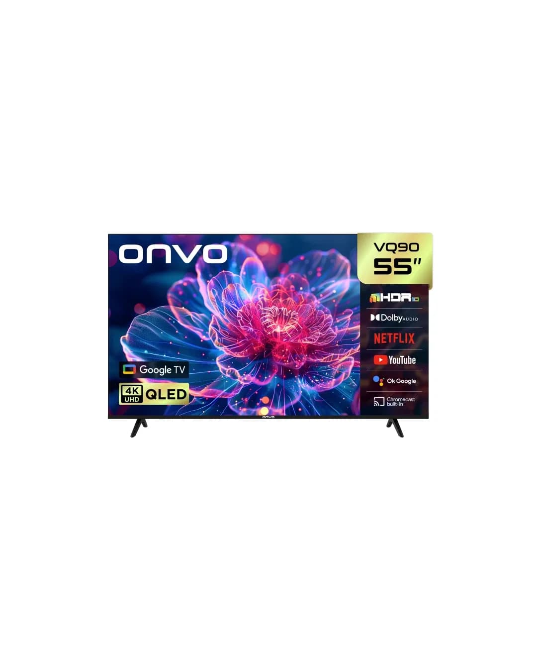 Onvo 55 İnç 140 Ekran 4K Ultra HD Smart LED TV 55VQ90F3UA Televizyon