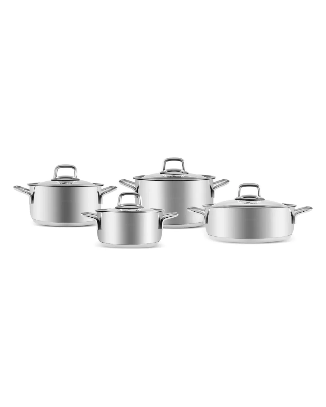 Karaca Powersteel Pekin 316+ 8 Parça Çelik Tencere Seti