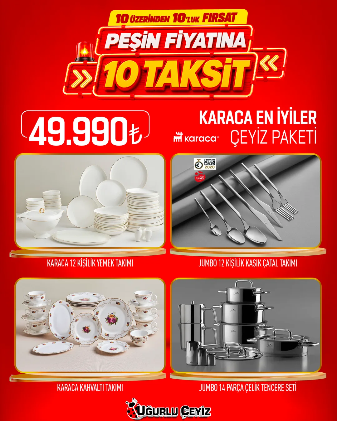 Karaca En İyiler Çeyiz Paketi