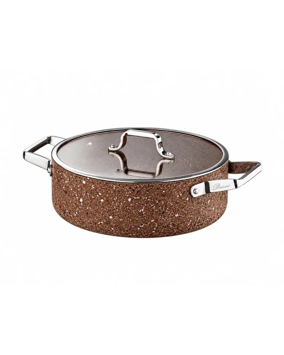 Brioni Tencere 28 cm Basık Stone AGE Terra SHT 125