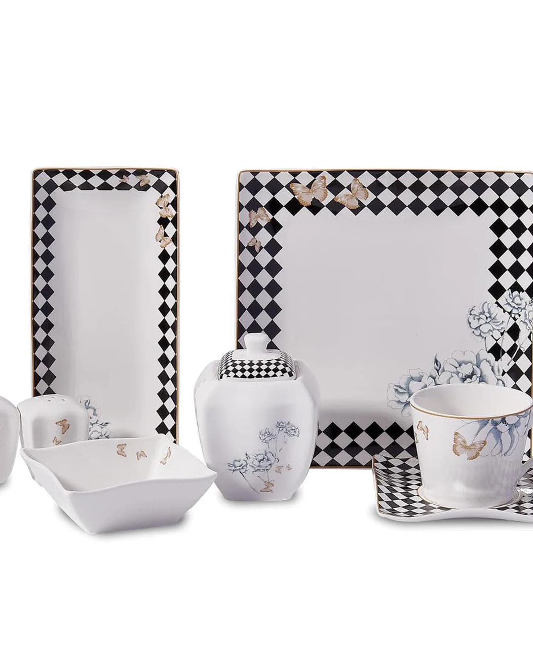 Korkmaz Kahvaltı Set 28 Parça Kare Link Coll A 8573