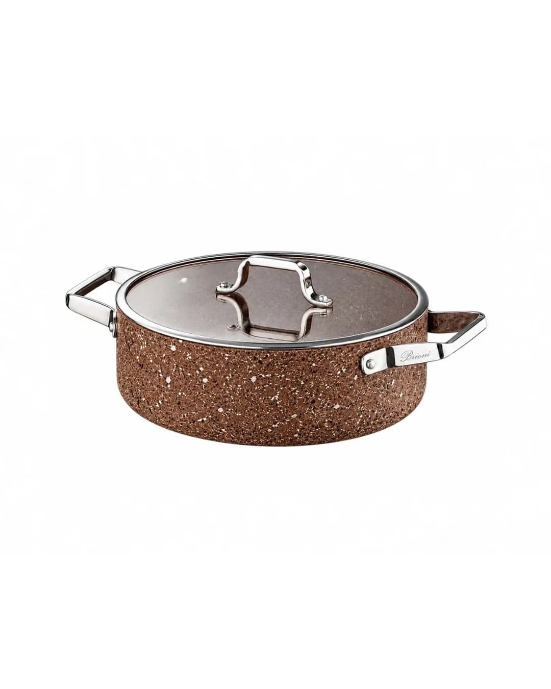 Brioni Tencere 26 cm Basık Stone AGE Terra SHT 124