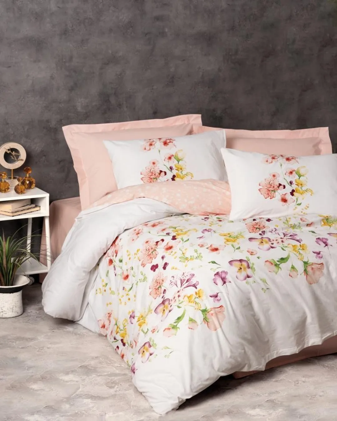 Cotton Box Nevresim Takımı Çift Kişilik Rnf Emma Somon