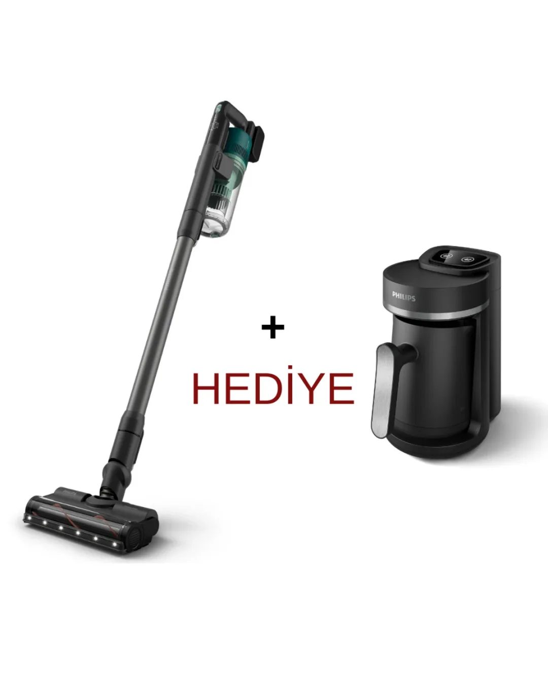 Philips Dikey Süpürge Xc 6456 10 + Hda 150/60 Turk Kahve Makine Hediyeli