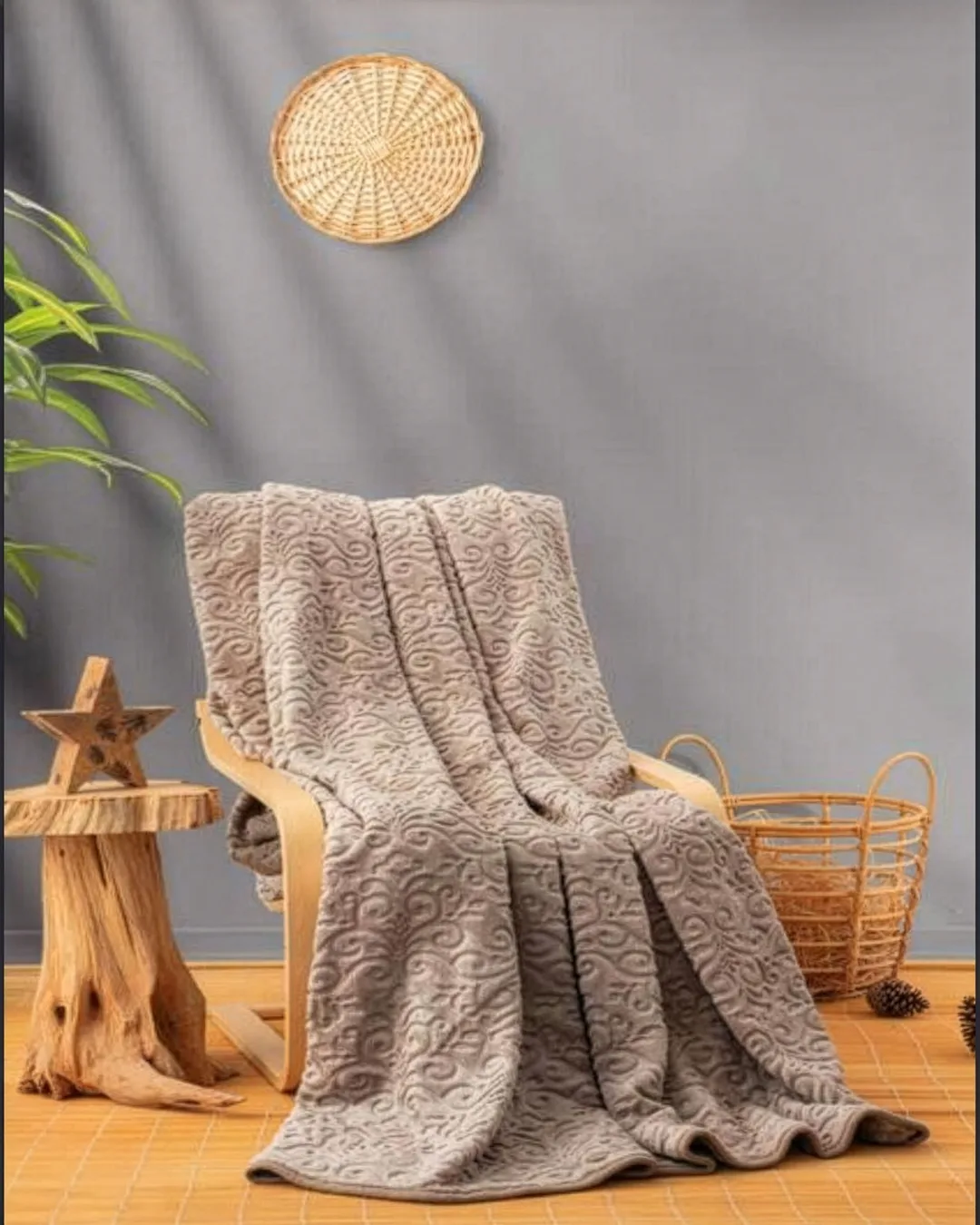 Cotton Box Battaniye Çift Kişilik Emboss Capp