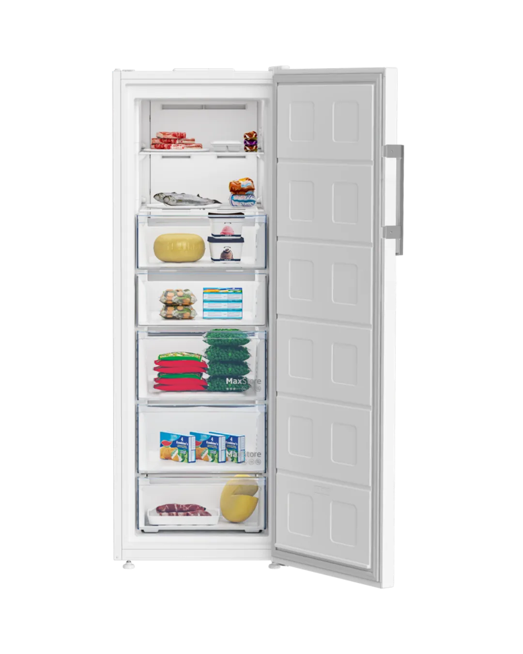 Beko Joker Dikey Derin Dondurucu 5 Çekmeceli 7 Bölmeli 260 Litre No Frost Beyaz 7375 JEB - 1. görsel
