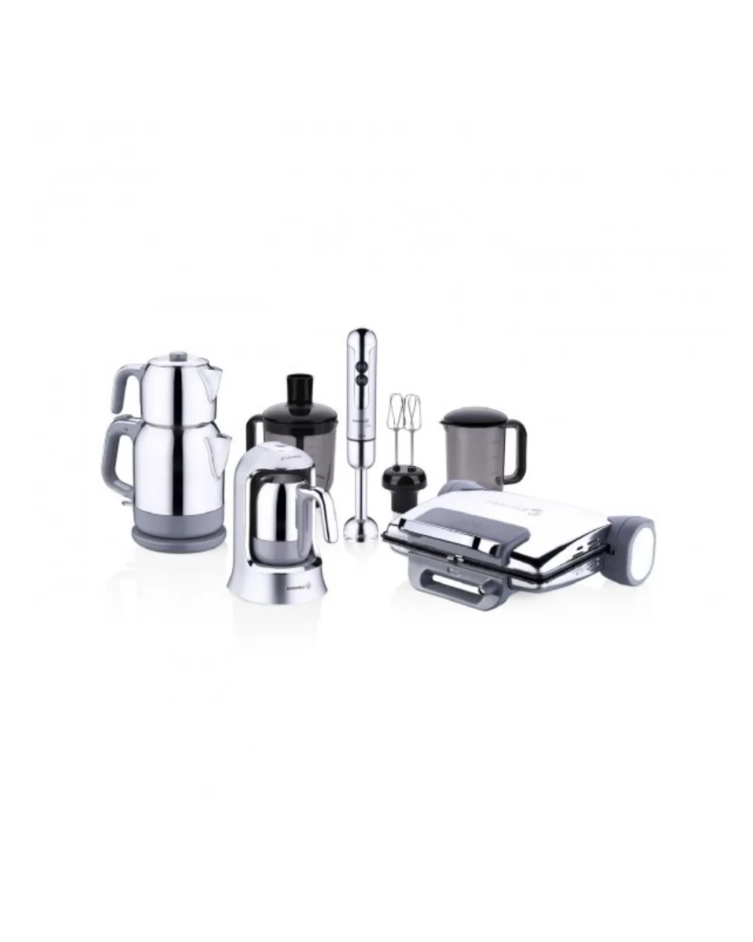 Korkmaz Elektro Set INOX 14 Parça A 1827