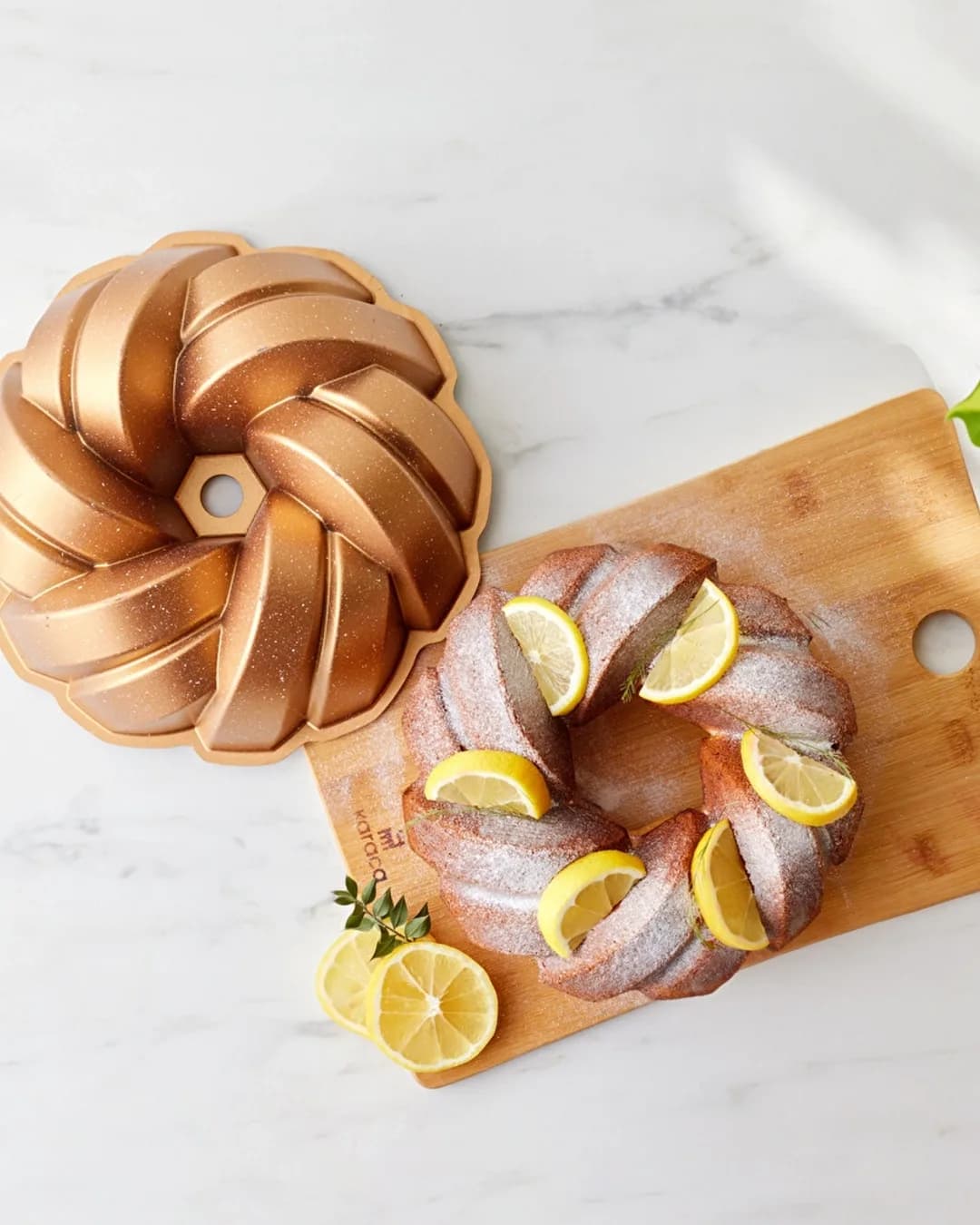 Karaca Cake Pro Örgü Gold Döküm Kek Kalıbı - 1. görsel