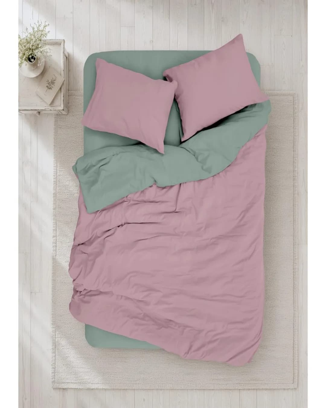 Cotton Box Nevresim Takimi Tek Kisilik Plain Rnf G Kurusu Adacayi