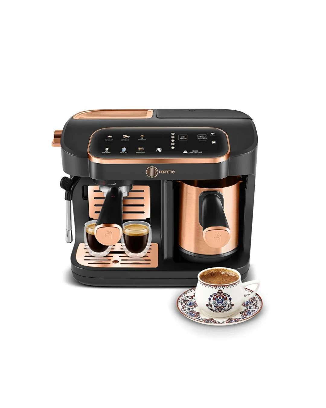 Karaca Espresso Makinesi Hatir Perfetto Espresso T.k.m. Copper - 1. görsel