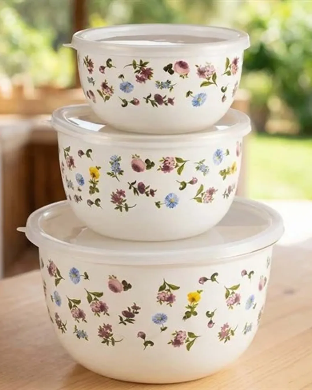Acar Petit Fleur Collection 3'lü Karıştırma Kabı XAP-10435