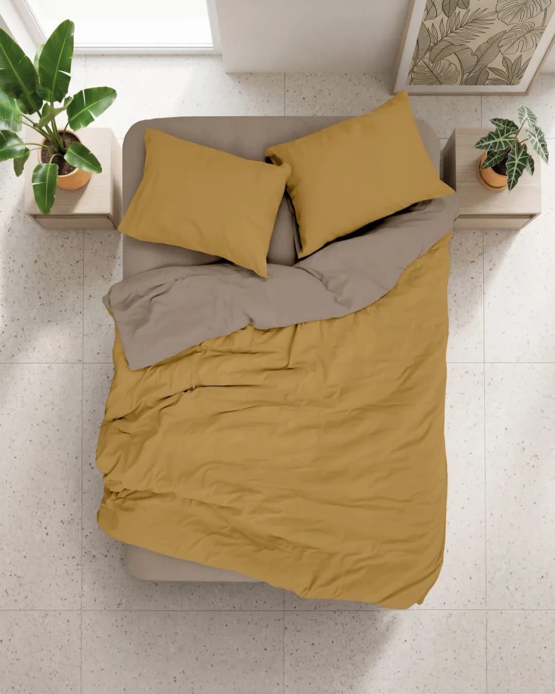 Cotton Box Nevresim Takimi Tek Kisilik Cb Plain Rnf Amber Vizon