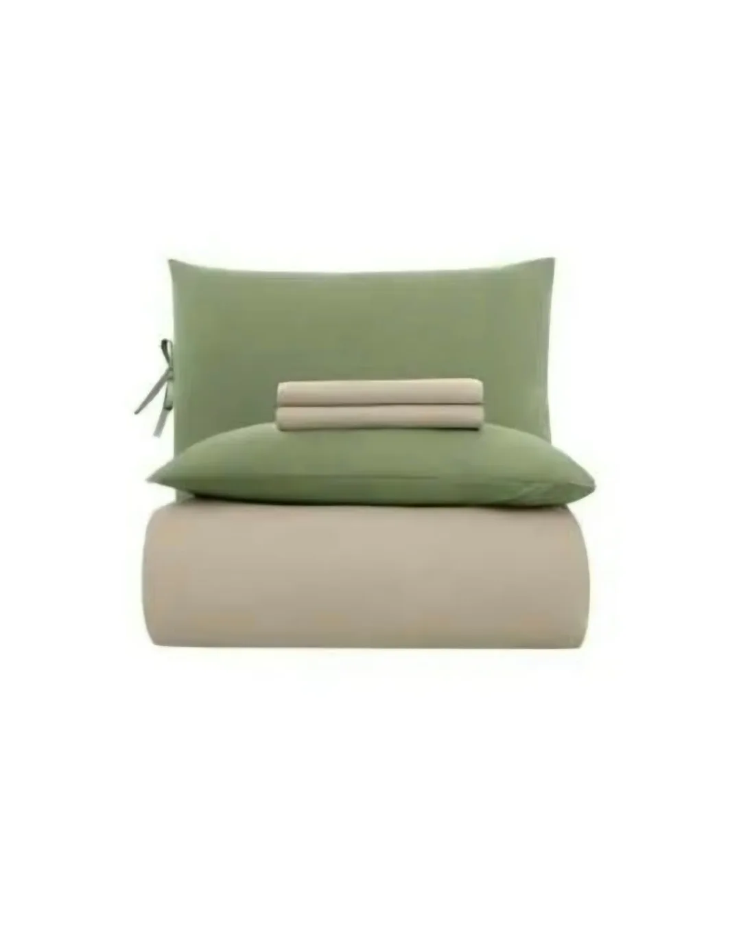 Bambi Nevresim Takımı Çift Kişilik Ventra Soft Yeşil Bm 9970619 X 116 X - 1. görsel
