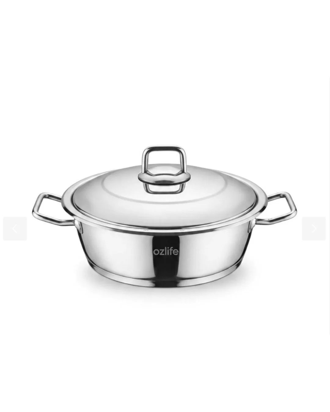 Özlife 36*24 Cm Tencere Çelik Kapak Sade Kros Tc 4077